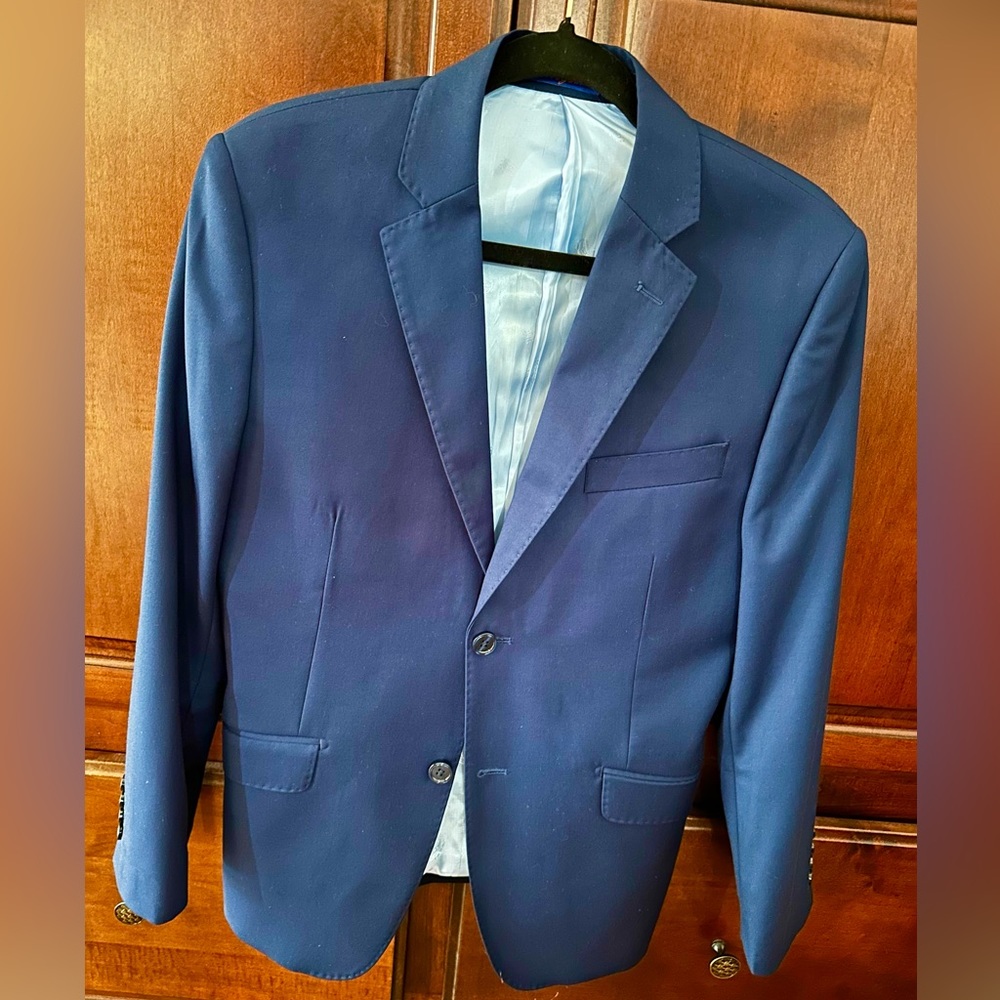 Berragamo Suit Jacket- 36x30 Navy